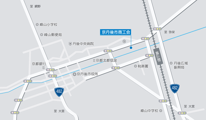 京丹後市商工会　アクセスマップ